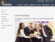 Tablet Screenshot of enactusunitedstates.org